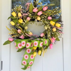Easter Egg Tulip Wreath